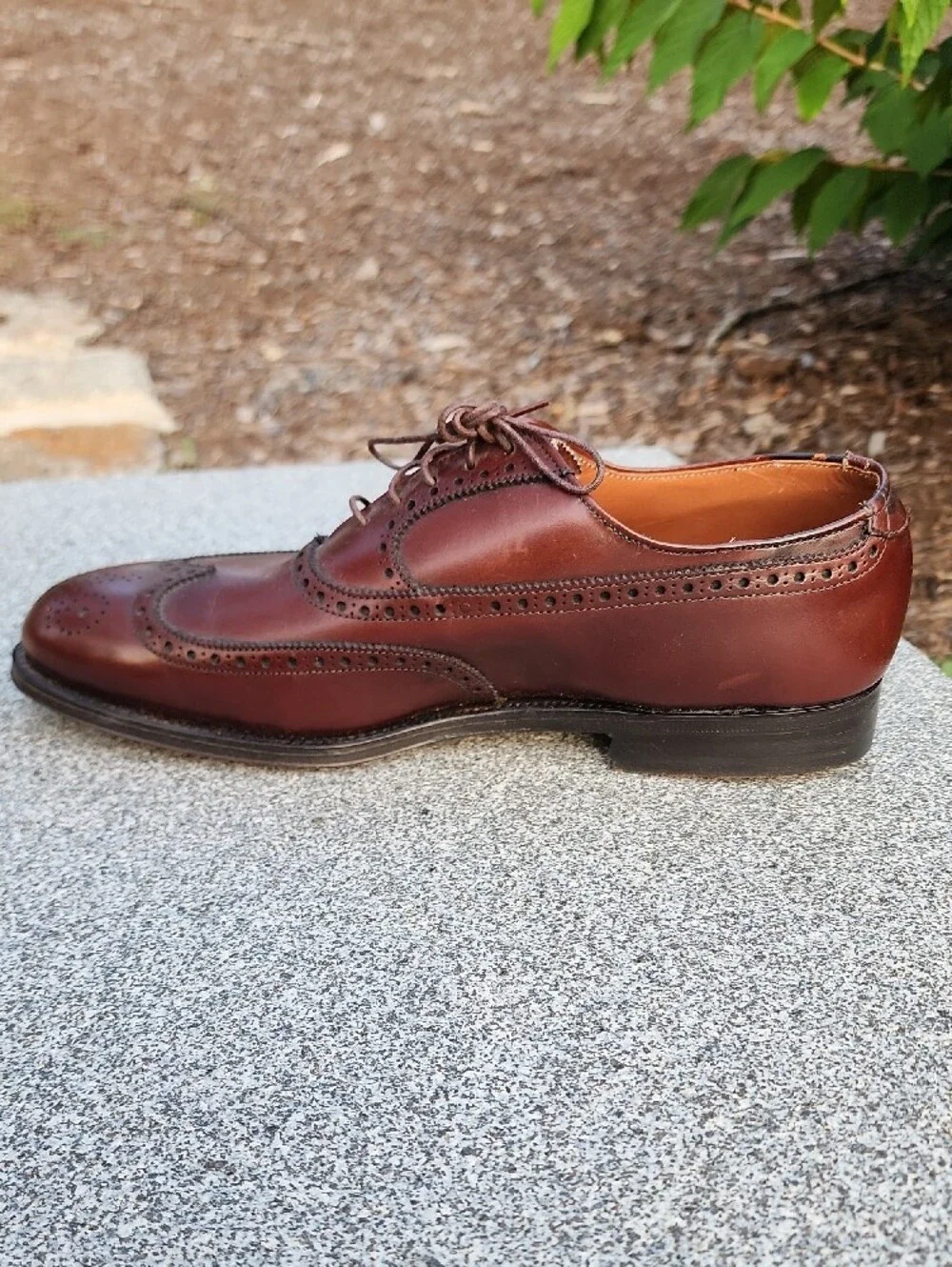 Alden 927 Men's Wingtip Oxford Balmoral Brogue Dress Shoes Size 7.5 D